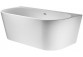 Bathtub wallmounted Corsan Mono XL, 170x80cm, white