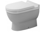 Bowl WC standing Duravit Starck 3, 56x36cm, HygieneGlaze, white