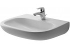 Washbasin wall mounted Duravit D-Code Med, 60x46cm, without battery hole, without overflow, white