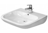 Washbasin wall mounted Duravit D-Code Med, 65x50cm, otwór pod baterię, without overflow, white