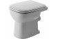 Bowl standing Duravit D-Code, 48x35cm, drain poziomy, HygieneGlaze, white