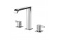 Washbasin faucet 2-hole Bruma Breeze, standing, without pop, chrome