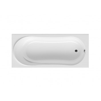 Bathtub rectangular Massi Bonta, 140x75cm, for built-in, white