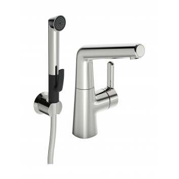 Washbasin faucet Oras Inspera, standing, holder boczny, obrotowa spout, rączka Smart Bidetta, mixer 3 V, chrome