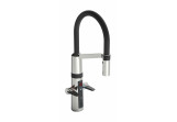 Kitchen faucet Oras Optima, funkcja touchless, wyświetlacz temperatury, elastyczna spout, height 492mm, 230/5 V, chrome
