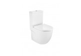 Bowl WC Roca Meridian, bezrantowa, 60x37cm, do kompaktu, freestanding, white