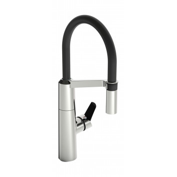 Kitchen faucet Oras Optima, elastyczna spout, height 474mm, chrome