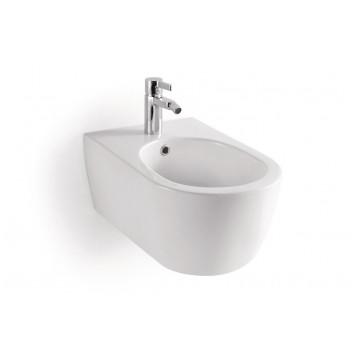 Wall hung bidet Excellent Doto, 54x53cm, white