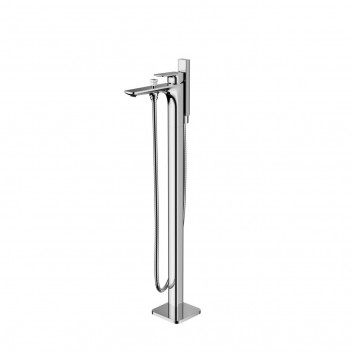 Freestanding bath mixer Excellent Keria, height 90cm, Shower set, chrome