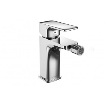 Bidet mixer Excellent Keria, standing, korek click-clack, chrome