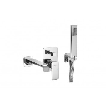 Bathtub set Excellent Keria, concealed, with spout i handshower shower, chrome