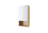 Wall mounted cabinet Excellent Tuto, right, 80x40cm, oak/white