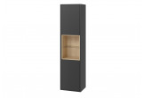 Column wall hung Excellent Tuto, 40x160cm, szary/oak