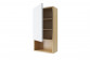 Wall mounted cabinet Excellent Tuto, right, 80x40cm, oak/white