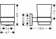 Cup for teeth cleaning Hanshrohe Logis Universal, wall mounted, szklany, chrome