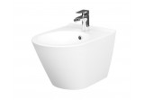 Wall hung bidet Cersanit City Oval, 51x36cm, white