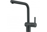 Kitchen faucet Franke Atlas Neo, height 297mm, obrotowa spout, black stainless steel,
