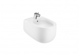 Wall-hung wc Roca Beyond, bezrantowa, 58x40cm, Maxi Clean, white