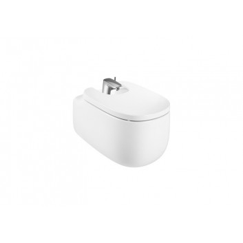 Wall hung bidet Roca Beyond, 58x40cm, white