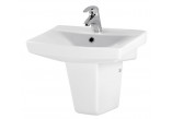 Vanity washbasin Cersanit Carina, 60x42cm, z overflow, white