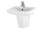 Vanity washbasin Cersanit Carina, 60x42cm, z overflow, white