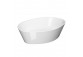 Countertop washbasin Cersanit Caspia Ring, 44x44cm, round, z overflow, white