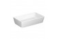 Countertop washbasin Cersanit City, 53x35cm, oval, without overflow, white