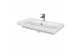 Vanity washbasin Cersanit Moduo, 80cm, rectangular, z overflow, white