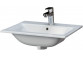 Recessed washbasin Cersanit Gamma, 63x47cm, z overflow, white