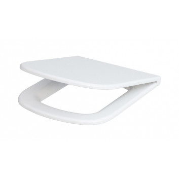 Seat WC Cersanit Colour, rectangular, Duroplast, white