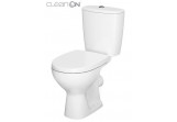 Kompakt WC Cersanit Arteco CleanOn, bezkołnierzowa bowl, 66,5x36cm, soft-close WC seat, doprowadzenie wody z boku, white