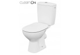 Kompakt WC Cersanit Arteco CleanOn, bezkołnierzowa bowl, 66,5x36cm, polipropylenowa soft-close WC seat, drain poziomy, doprowadzenie wody z boku, white