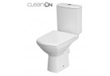 Kompakt WC Cersanit Carina, 62,5x35,5cm, seat duroplastowa with soft closing, drain poziomy, doprowadzenie wody od dołu, white