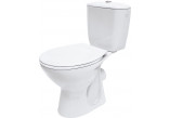 Kompakt WC Cersanit Parva, 59,5x36cm, seat duroplastowa, drain pionowy, doprowadzenie wody od boku, white