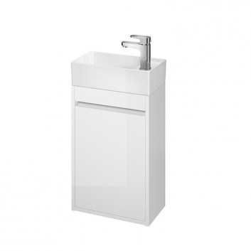 Cabinet vanity Cersanit Crea 40, odporna na wilgoć, white