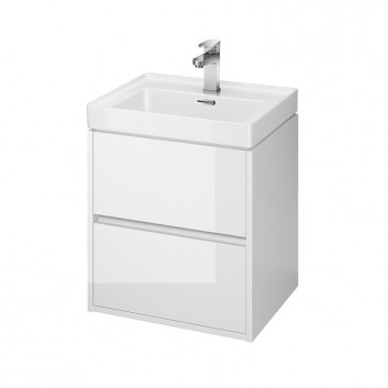 Cabinet vanity Cersanit Crea 40, szuflada z cichym domykaniem, white