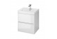 Cabinet vanity Cersanit Crea 40, szuflada z cichym domykaniem, white