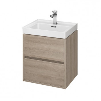 Cabinet vanity Cersanit Crea 40, szuflada z cichym domykaniem, white