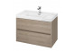 Cabinet vanity Cersanit Crea 60, szuflady z cichym domykaniem, white