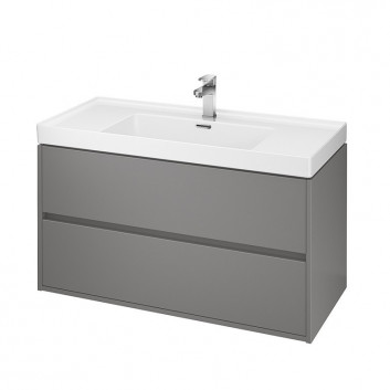 Cabinet vanity Cersanit Crea 80, szuflady z cichym domykaniem, white