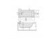 Bathtub rectangular Sanplast Free Line, 180x75cm, acrylic, WP/FREE + STW, white