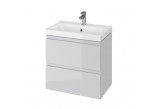 Cabinet vanity Cersanit Moduo Slim 60, hanging, szara