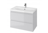 Cabinet vanity Cersanit Moduo 80, hanging, szara