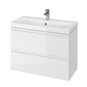 Cabinet vanity Cersanit Moduo 80, hanging, white