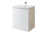Cabinet vanity Cersanit Smart, 49x39cm, standing lub hanging, pod umywalkę Como 50, white