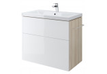Cabinet vanity Cersanit Smart, 59x45cm, standing lub hanging, pod umywalkę Como 60, white