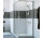 Square cabin Huppe Classics 2, 800x800mm, corner entry, door sliding, Anti-Plaque, silver profil