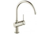 Kitchen faucet Grohe Minta z rotating wylewką with aerator Supersteel
