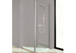 Side panel for sliding door Huppe Alpha 2, 800mm, Anti-Plaque, silver profil