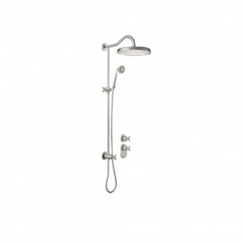 Shower set Tres Clasic, concealed, mixer thermostatic, steel
